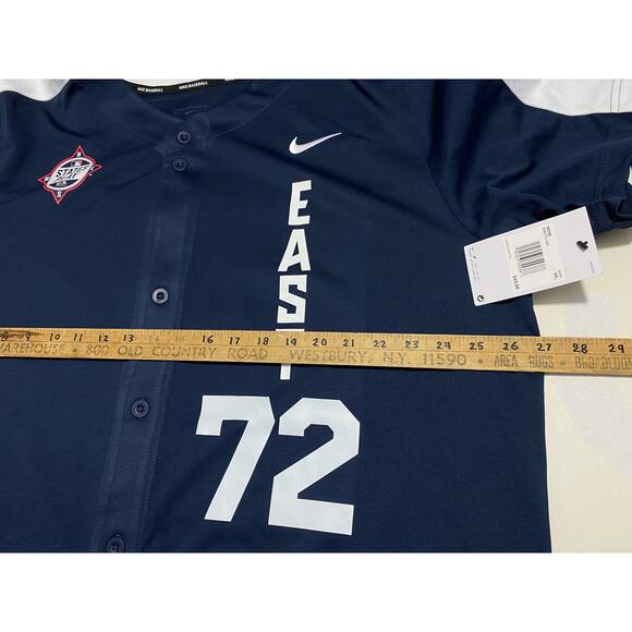 Nike Baseball States Play Invitational Jersey Mens 2XL XXL Blue MLB #72 - Picture 4 of 7